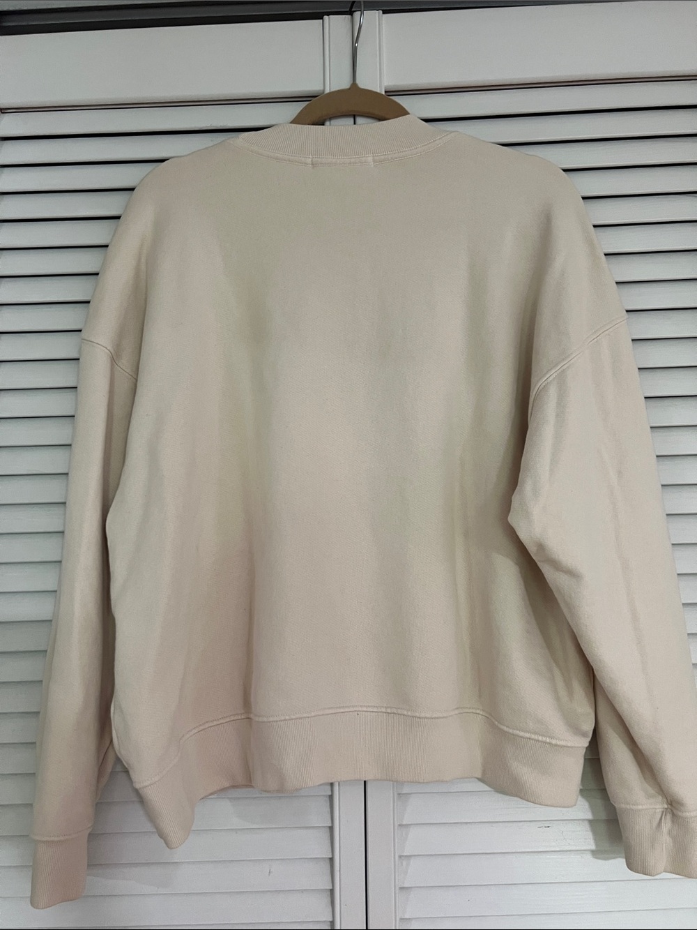 NWT Perfectwhitetee Sugar Blake French Terry Oversized Crew Medium - Picture 6 of 10